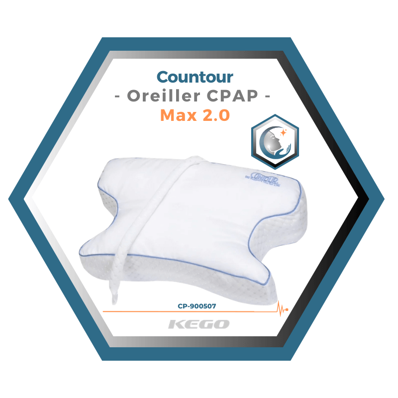 Kego | Contour | Oreiller CPAP | Max 2.0 CP-900507