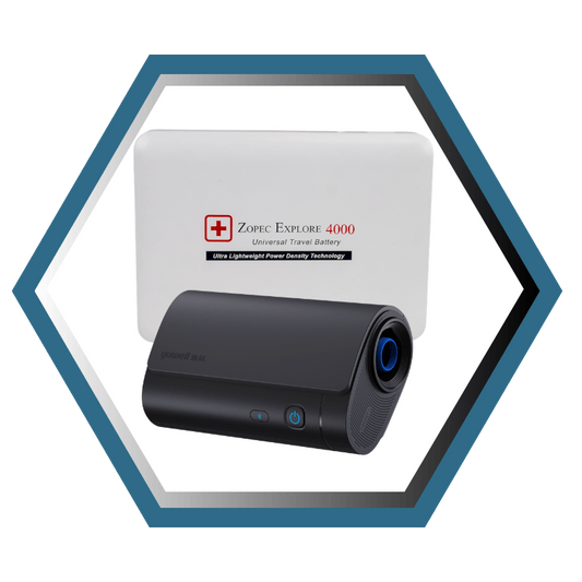 Kit de Vacances Prêt-à-Partir | Machine & Batterie Portable pour CPAP