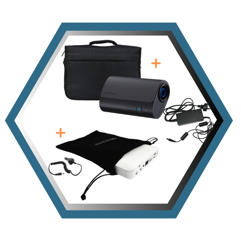 Kit de Vacances Prêt-à-Partir | Machine & Batterie Portable pour CPAP