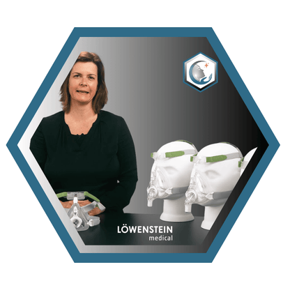 Löwenstein Medical | Lena | Masque CPAP Facial |Choix de coussins L,M,S,