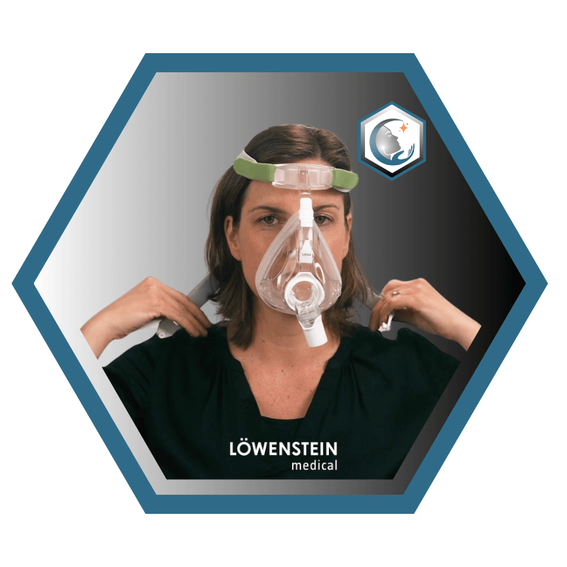 Löwenstein Medical | Lena | Masque CPAP Facial |Choix de coussins L,M,S,