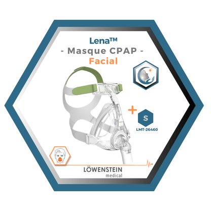 Löwenstein Medical | Lena | Masque CPAP Facial |Choix de coussins L,M,S,