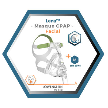 Löwenstein Medical | Lena | Masque CPAP Facial |Choix de coussins L,M,S,