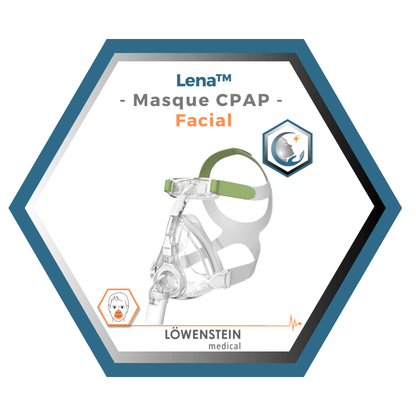 Löwenstein Medical | Lena | Masque CPAP Facial |Choix de coussins L,M,S,