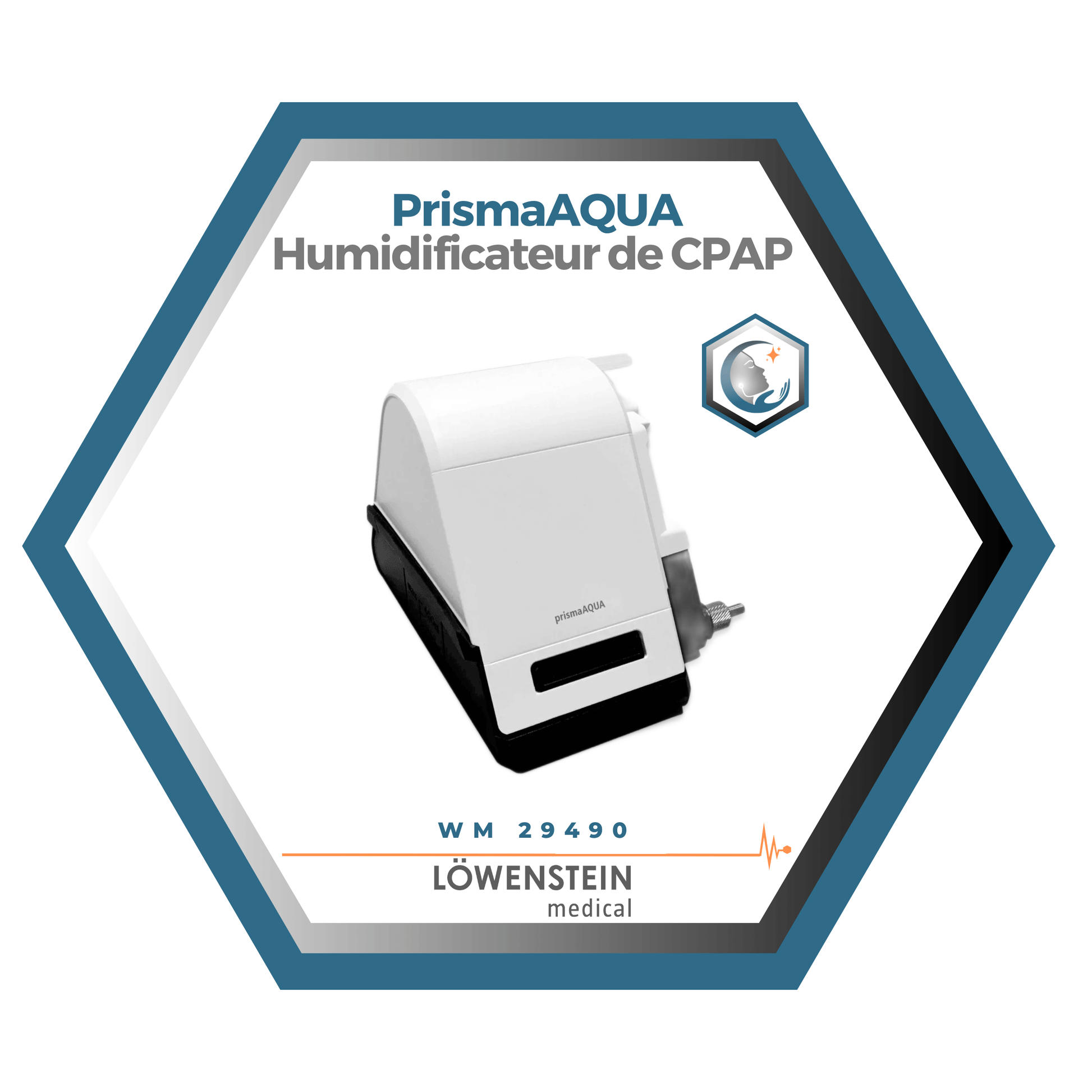 Löwenstein | PrismaAQUA | Humidificateur de CPAP (PPC) WM 29490