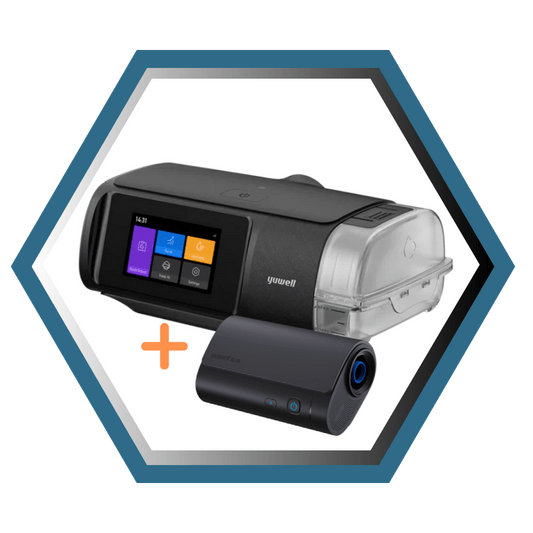 Yuwell | Offre groupé Breathcare Kit | Breathcare III Auto CPAP et Breathcare Pocket S CPAP de voyage ultra-compact