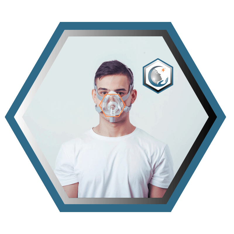 React Health |Siesta 2™|Coussin pour Masque CPAP Facial |Choix de grandeur S,M,L