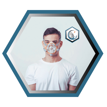 React Health |Siesta 2™|Coussin pour Masque CPAP Facial |Choix de grandeur S,M,L