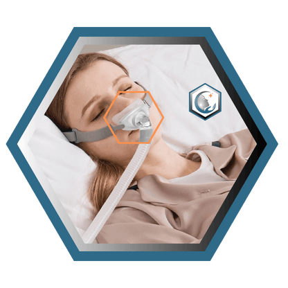 React Health | RIO II™| Coussin pour Masque CPAP Sous-Narinaire| Choix de grandeur S,M,L