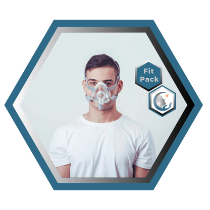 React Health | Siesta 2™| Masque CPAP Facial |FitPack:harnais,cadre & coussins interchangeables S,M,L