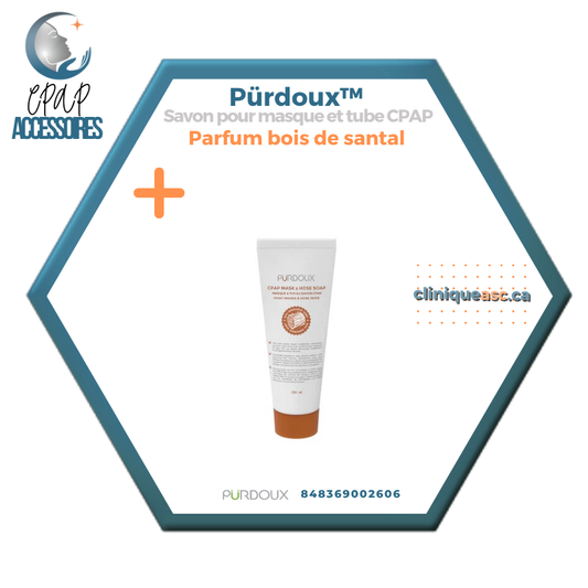 Pürdoux™ | Savon pour masque et tube CPAP  | Bois de santal | 250 ml