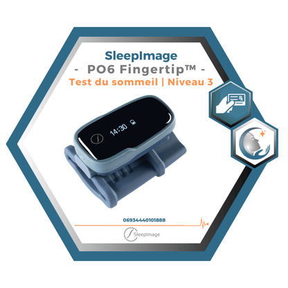 SleepImage  | PO6 Fingertip™  | Test du sommeil | Niveau 3
