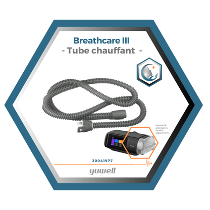 Yuwell | Breathcare III | Tube chauffant pour CPAP