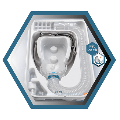 Yuwell | Breathcare | Masque CPAP Nasal | FitPack:Courroie, cadre, coussins interchangeables S,M,L