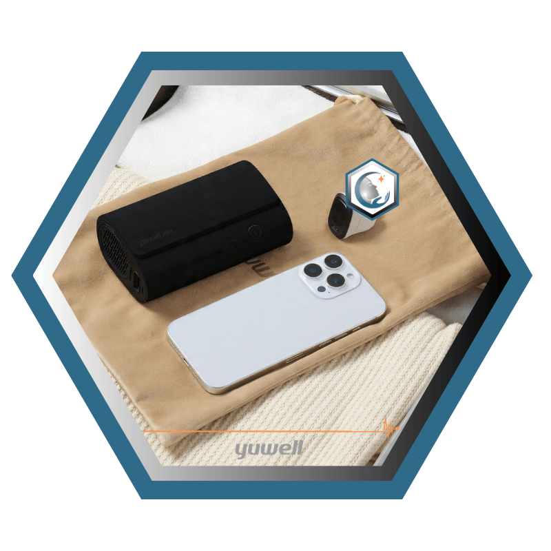 Yuwell | Breathcare Pocket S | CPAP de voyage ultra-compact