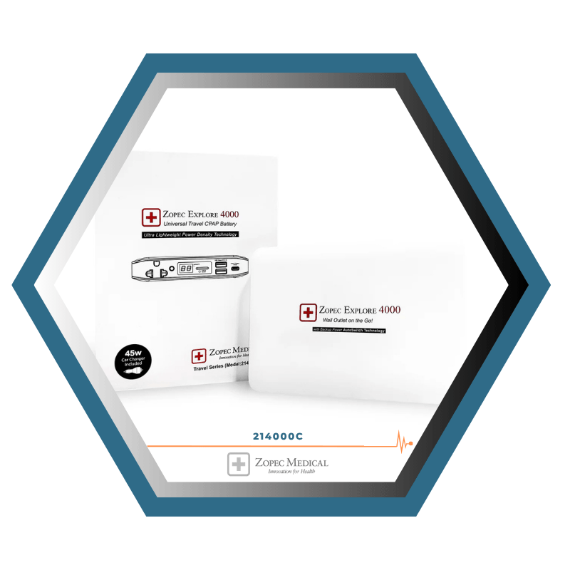 Zopec  | Explore™ 4000 | Batterie Portable pour apparreil CPAP